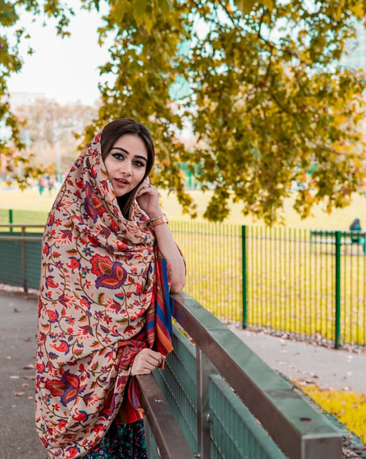 Handpainted Shawl