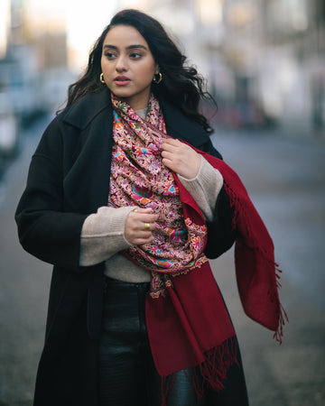 Ari Embroidered Stole