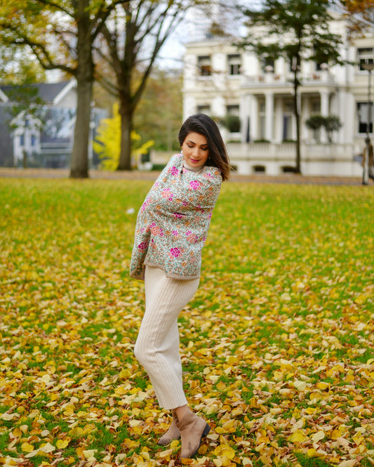 Floral Aari Stole