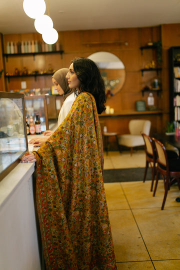 Mustard Kani Shawl