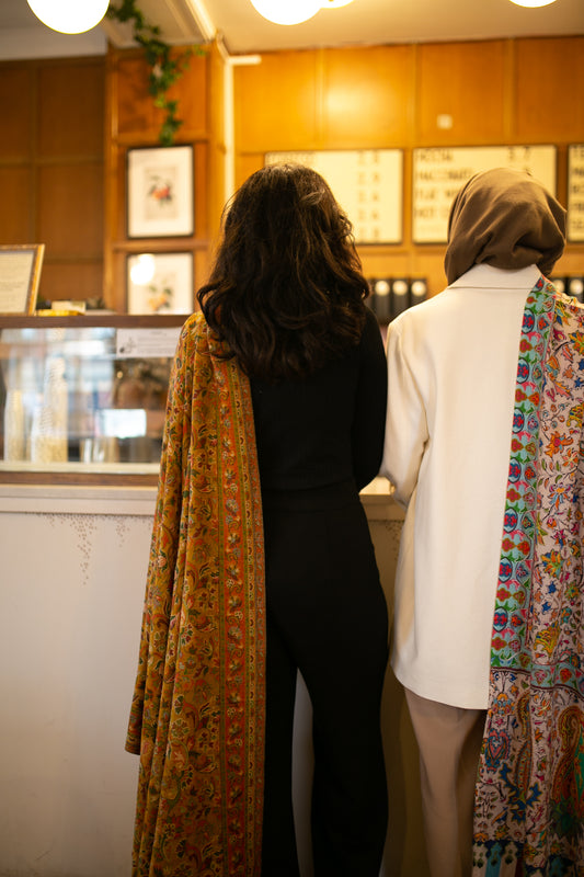 Mustard Kani Shawl