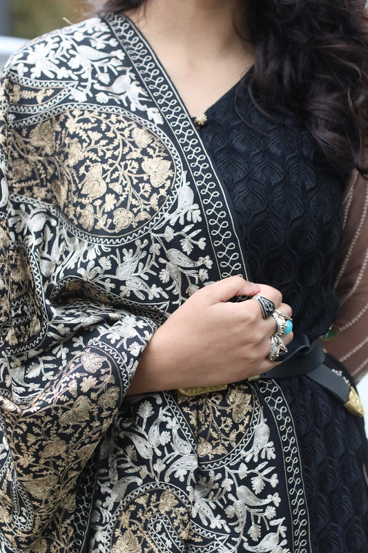 Nalki Embroidered Shawl