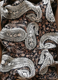 Black nalki embroidered shawl